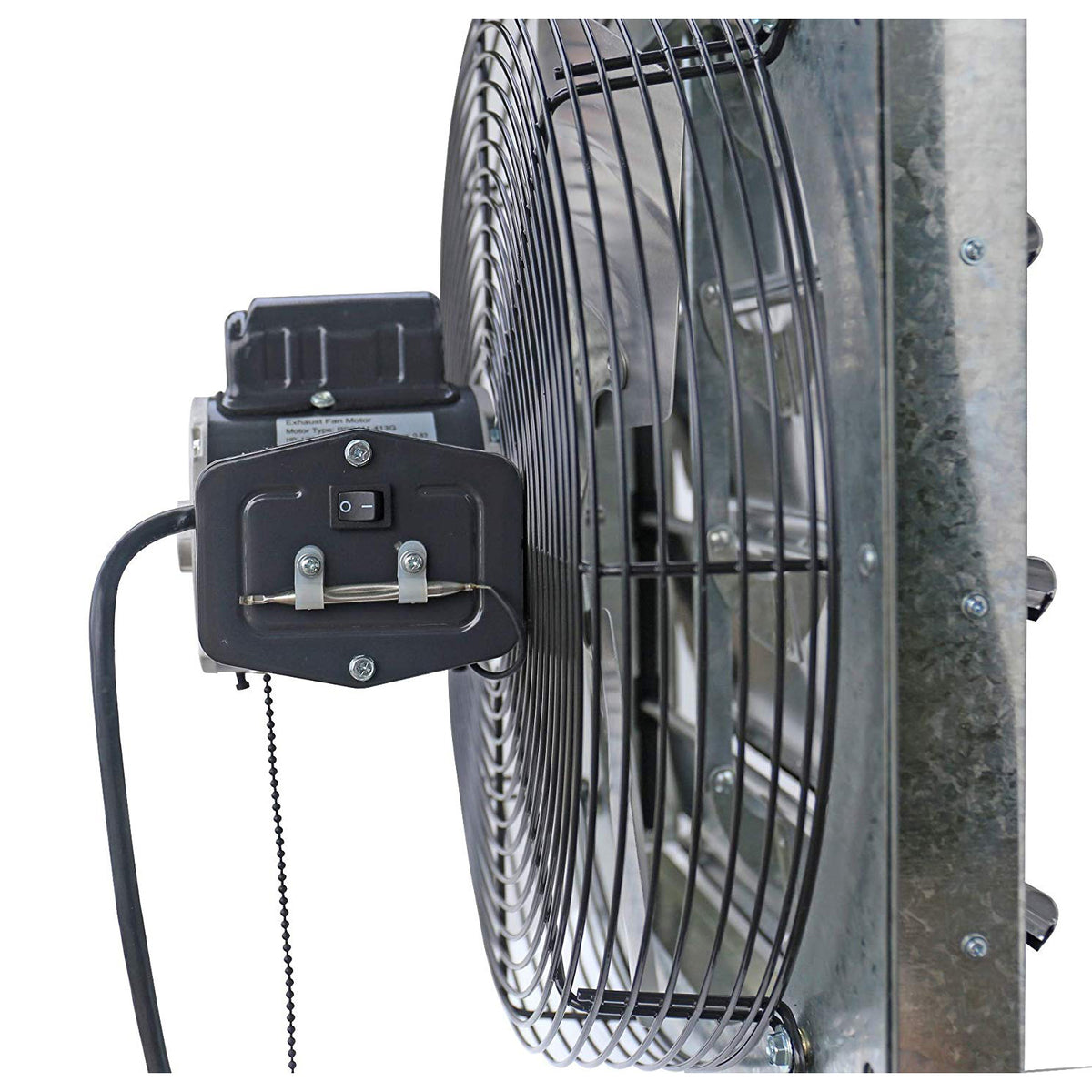 iLiving 3 Speed 16 Inch Exhaust Attic Garage Grow Fan w/ Thermostat (Open Box)