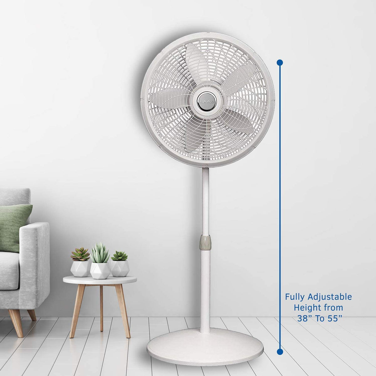 Lasko 18 Inch Elegance and Performance Oscillating Pedestal Fan (For Parts)