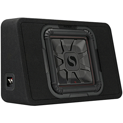 KICKER 46TL7T124 Single 12 Inch 4 Ohm 600W RMS Power Truck Subwoofer Enclosure