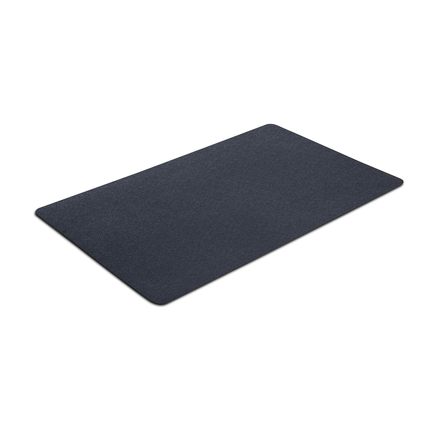 VersaTex 30 x 48 Inch Black Vinyl Recycled PVC Utility Mat, Black (Used)