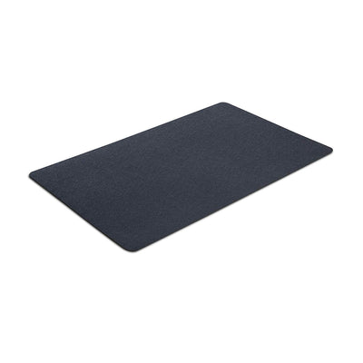 VersaTex 30 x 48 Inch Black Vinyl Recycled PVC Utility Mat, Black (Used)