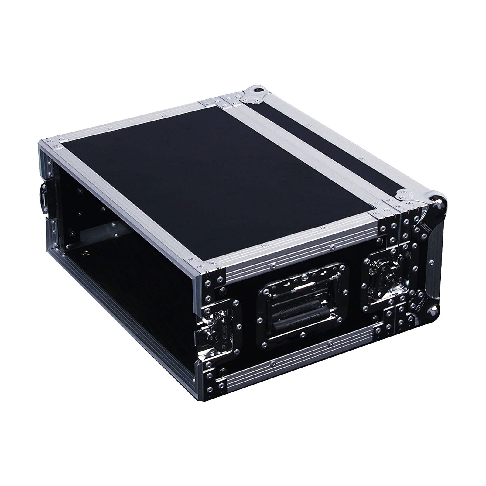 Odyssey FZER4 Adjustable 4U Pro Fight Zone Series Effects Rack Case with 4 Racks - VMInnovations