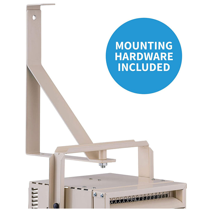 NewAir 240V 5000 Watts Garage Workshop Hardwired Space Heater, White (Open Box) - VMInnovations