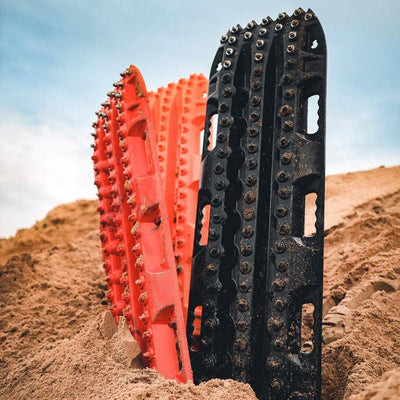 ActionTrax Pair of Self Recovery Track System with Metal Teeth, Orange(Open Box)