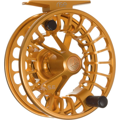 Redington Rise Solid Ambidextrous Angler 5/6 Fly Fishing Reel, Amber (Used)