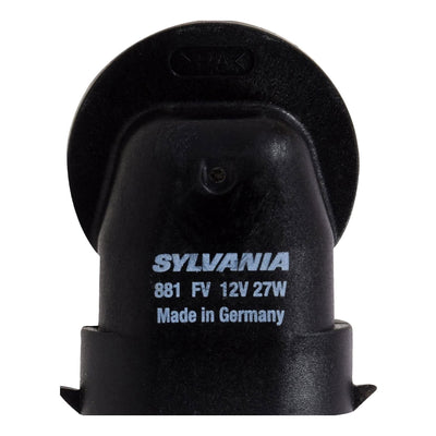 Sylvania 881 Fog Vision Yellow Halogen Light Bulb Set, 2 Pack (Open Box)