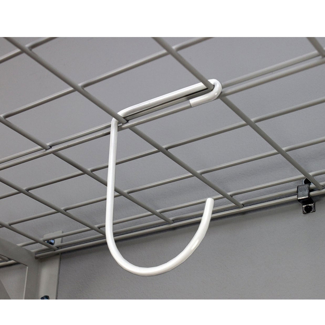 SafeRacks 18 x 36 Inch Garage Wall Shelf Two-Pack with Bike Tire Hooks (Used) - VMInnovations