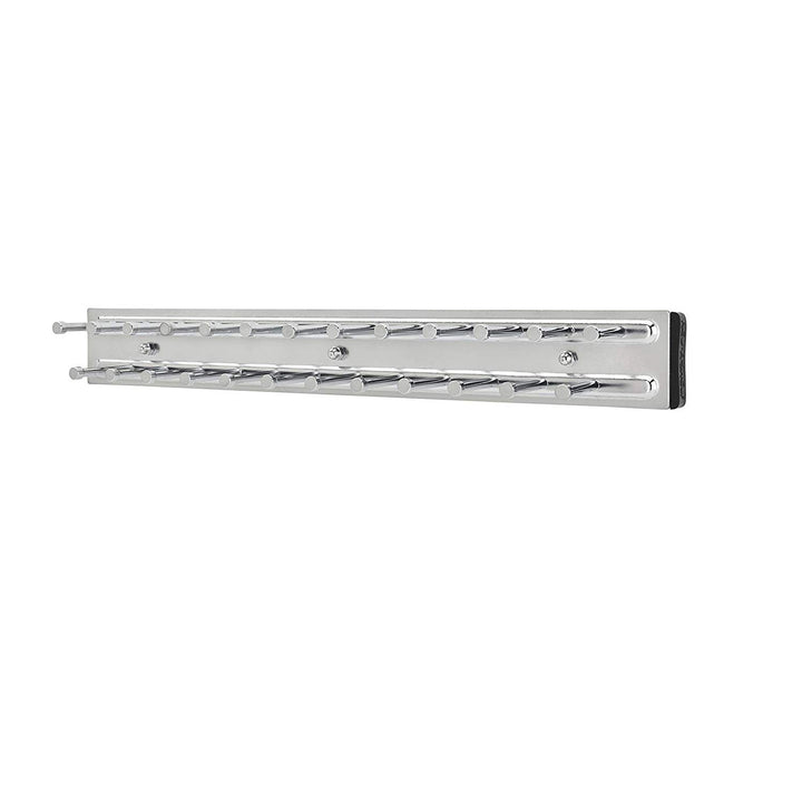 Rev-A-Shelf TRC-14CR 14-Inch Side Mount Extending Tie Rack, Chrome (2 Pack)