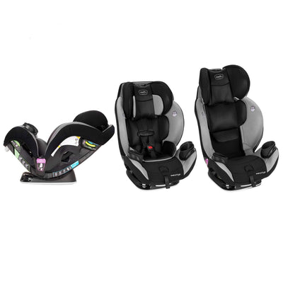 Evenflo 39212238 EveryStage LX All in One Car Seat, Kids 4 to 120 Pounds, Gamma