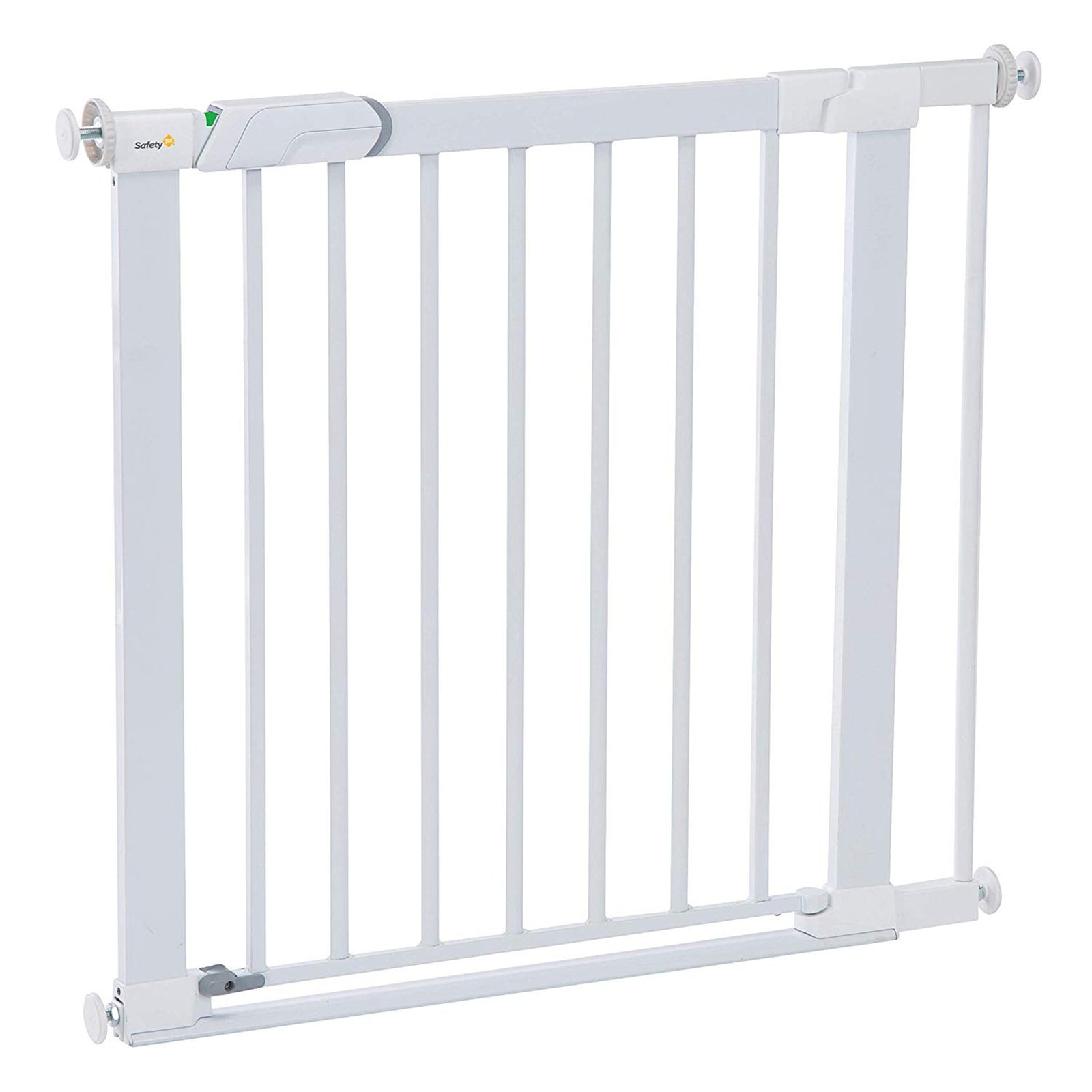 Safety Flat Step Pressure Mounted Doorway Stairway Baby Safety Gate, (Open Box) - VMInnovations