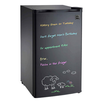 RCA EFR331 3.2 Cu Ft Compact Mini Fridge with Erase Board, Black (Used)
