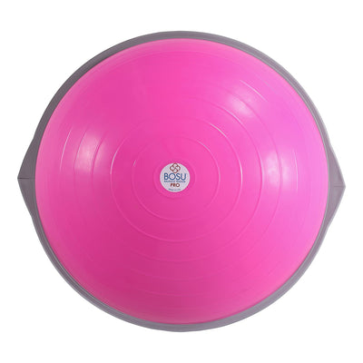 Bosu Pro Multi Functional Home Gym 26 Inch Balance Strength Trainer Ball, Pink