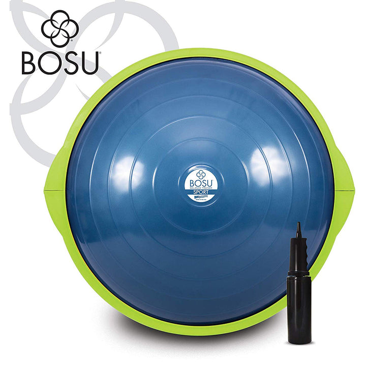 Bosu Home Gym The Original Balance Trainer 50 cm Diameter, Blue & Green (Used) - VMInnovations