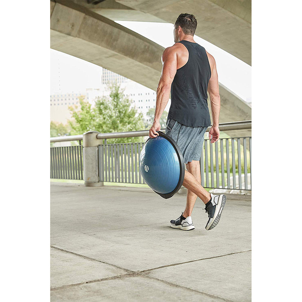 Bosu Home Gym The Original Balance Trainer 50 cm Diameter, Blue & Green (Used) - VMInnovations