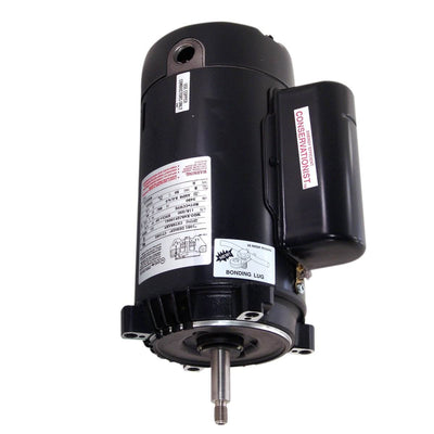 Regal Beloit 3,450 RPM 2.5 HP Thread Shaft Motor for Hot Tubs, Black (Damaged)