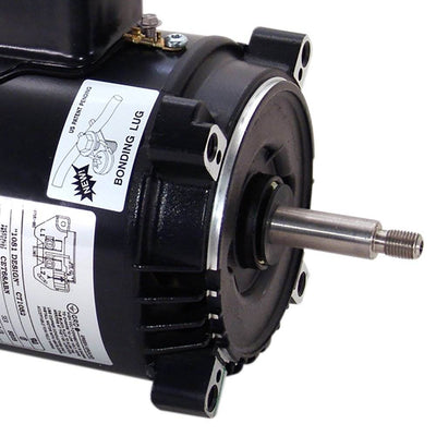 Regal Beloit 3,450 RPM 2.5 HP Thread Shaft Motor for Hot Tubs, Black (Damaged)