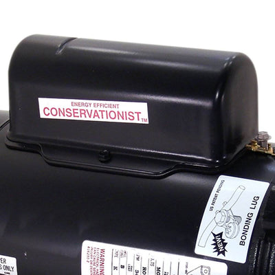 Regal Beloit 3,450 RPM 2.5 HP Thread Shaft Motor for Hot Tubs, Black (Damaged)