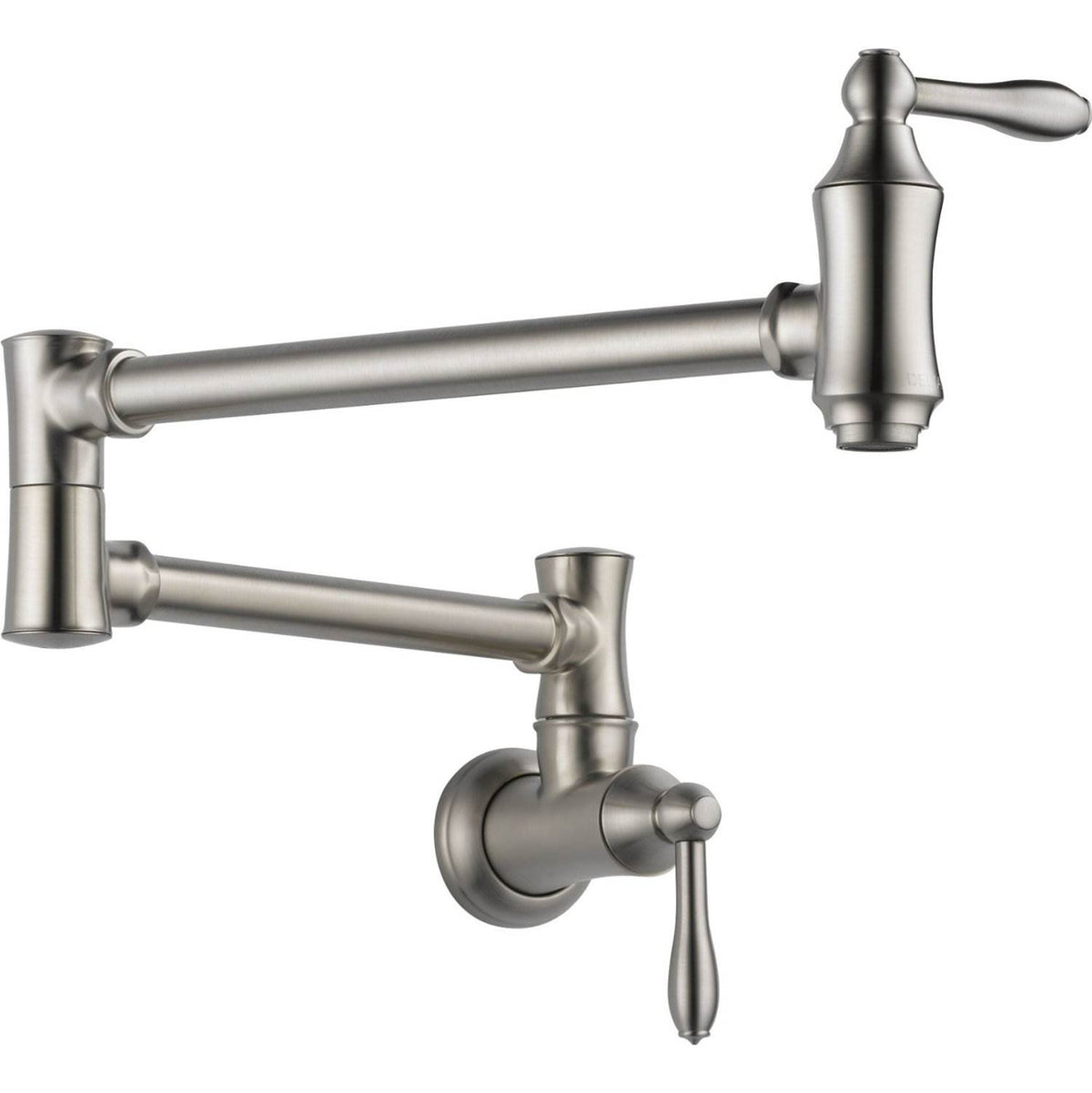 Delta Victorian Pot Filler Wall Mounted Faucet, Stainless Steel (Defective)
