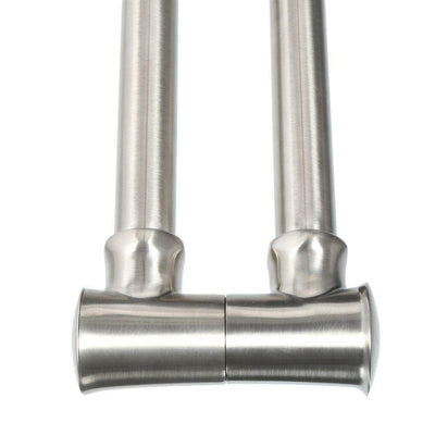 Delta Faucets Victorian Pot Filler Wall Faucet, Stainless Steel (Open Box)