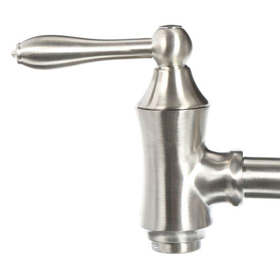 Delta Faucets Victorian Pot Filler Wall Faucet, Stainless Steel (Open Box)