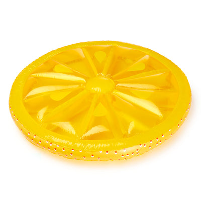 Swimline 60-Inch Inflatable Heavy-Duty Pool Lemon Slice Float | 9054 (For Parts)