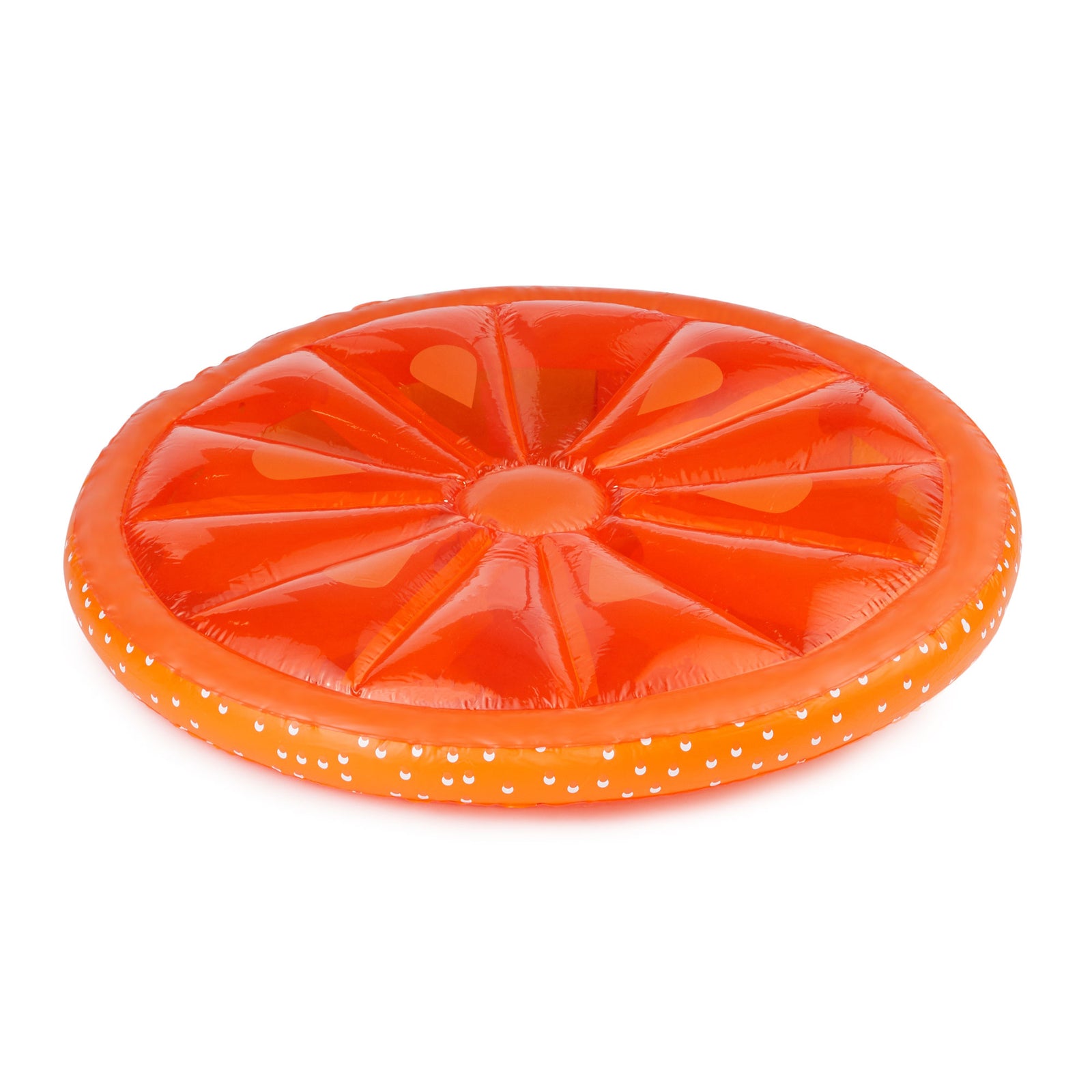 Swimline 9054O Inflatable 60" Orange Slice Island Pool Lake Floating Water Raft - VMInnovations
