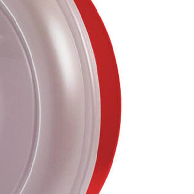 Sterilite Clear Lid Red Base Seasonal Storage Christmas Wreath (Open Box)
