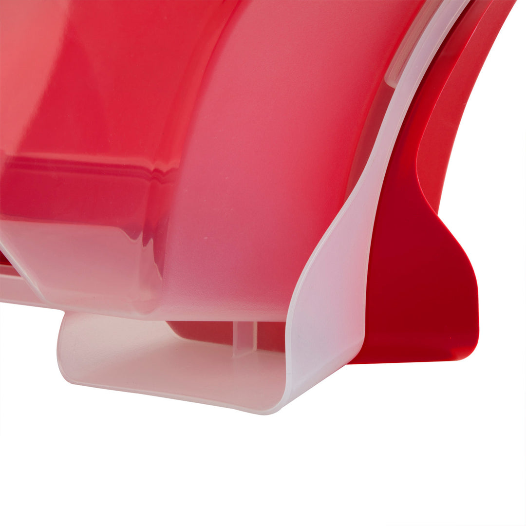 Sterilite Clear Lid Red Base Nesting Storage Christmas Wreath Box (12 Pack)