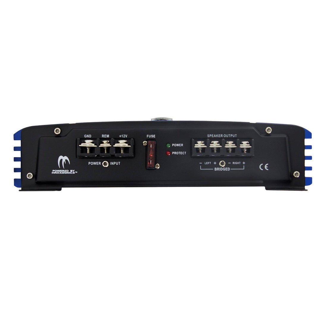Crunch PowerDriveX 1000 Watt 2 Channel Exclusive Blue A/B Car Stereo Amplifier