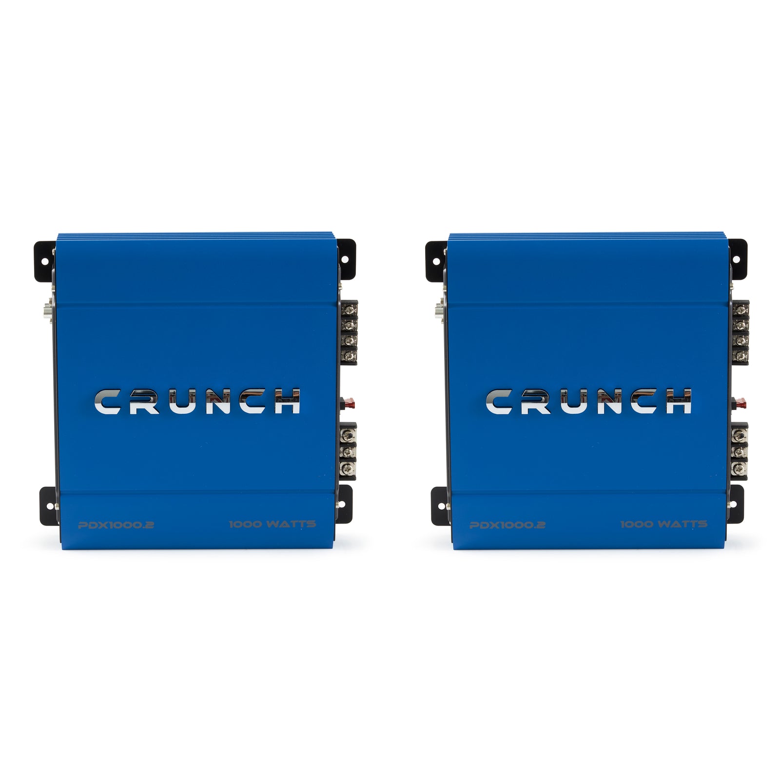 Crunch PowerDriveX 1000 Watt 2 Channel Exclusive Blue A/B Car Amplifier (2 Pack) - VMInnovations