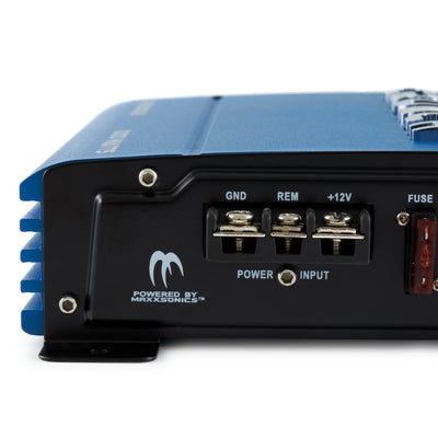 Crunch PowerDriveX 1000 Watt 2 Channel A/B Car Stereo Amplifier, Blue (4 Pack) - VMInnovations