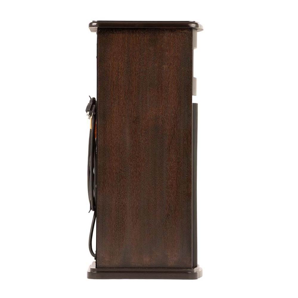 Haier Vertical Large Area Infrared Tower Heater Remote, Dark Walnut (Open Box)