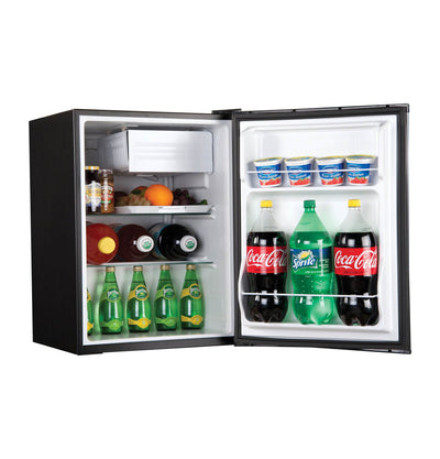 Haier 2.7 Cubic Feet Energy Star Compact Refrigerator, Black (Damaged)