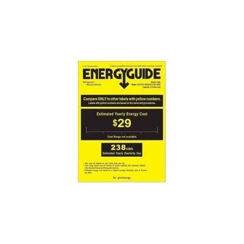 Haier 2.7 Cubic Feet Energy Star Compact Refrigerator, Black (Damaged)