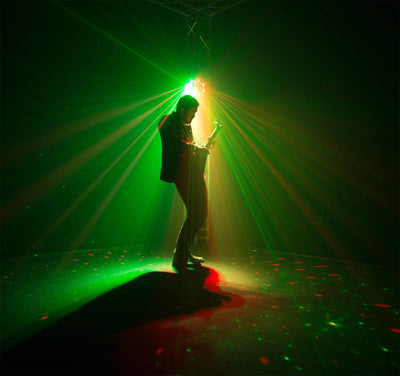 Chauvet DJ Swarm Wash FX 4-in-1 LED Derby Wash Light Effect w/ Strobe and Laser