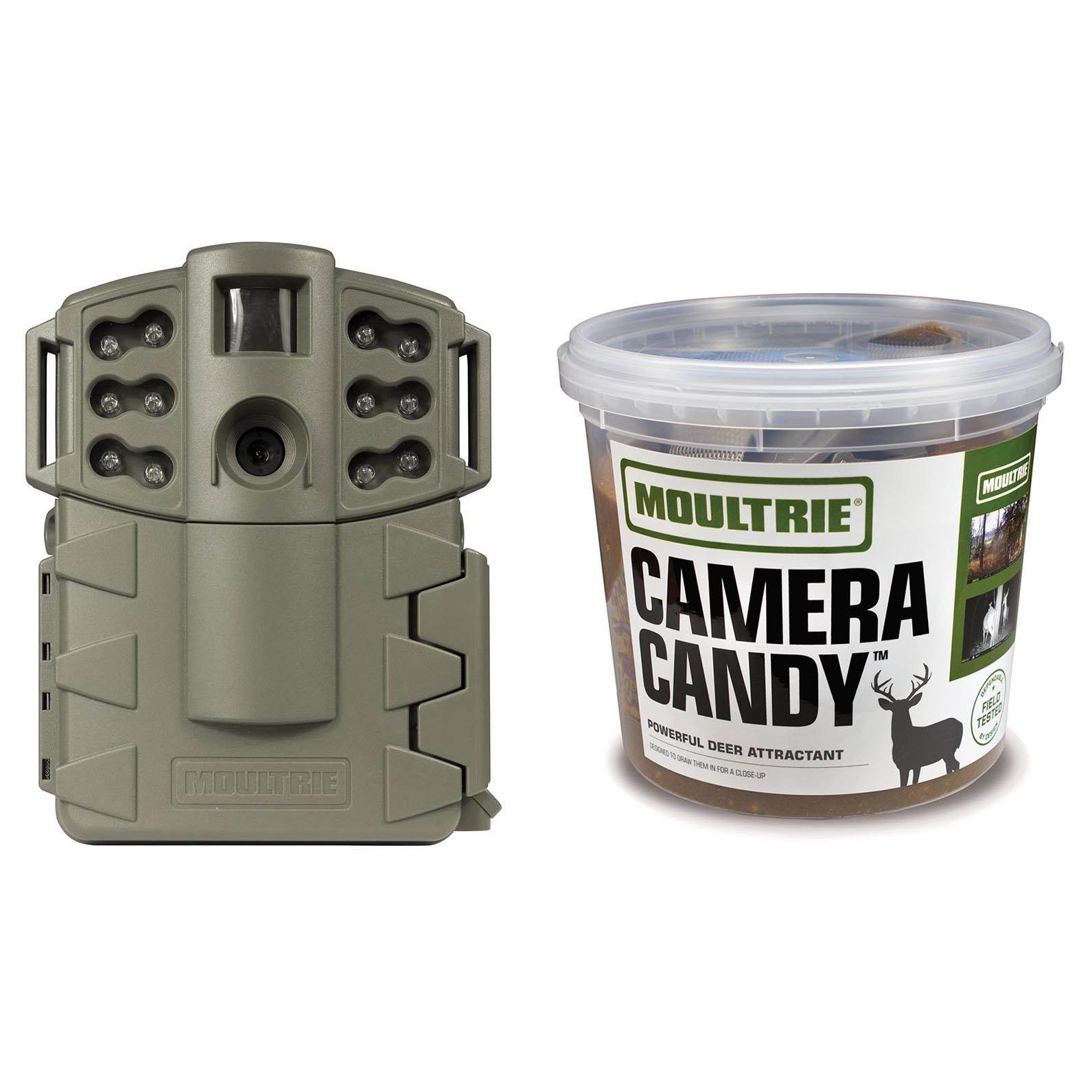 Moultrie Spy A-5 Gen2 5 MP Infrared Game Camera + Camera Candy Deer Attractant