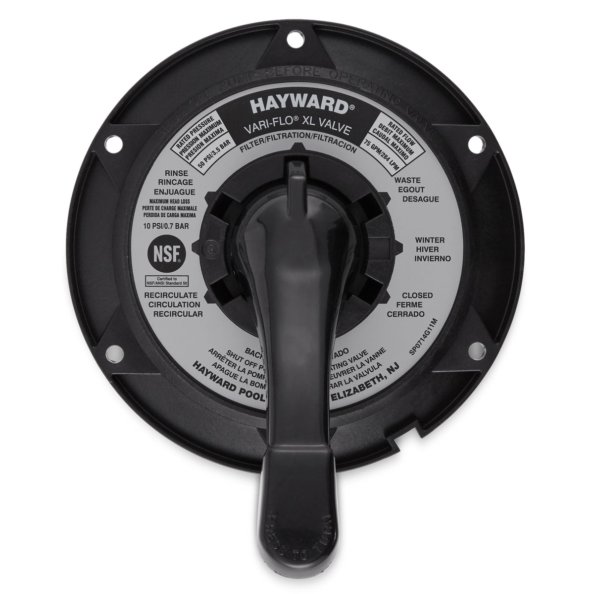 Hayward Key Cover and Handle Replacement for Valves & Sand Systems (Damaged)