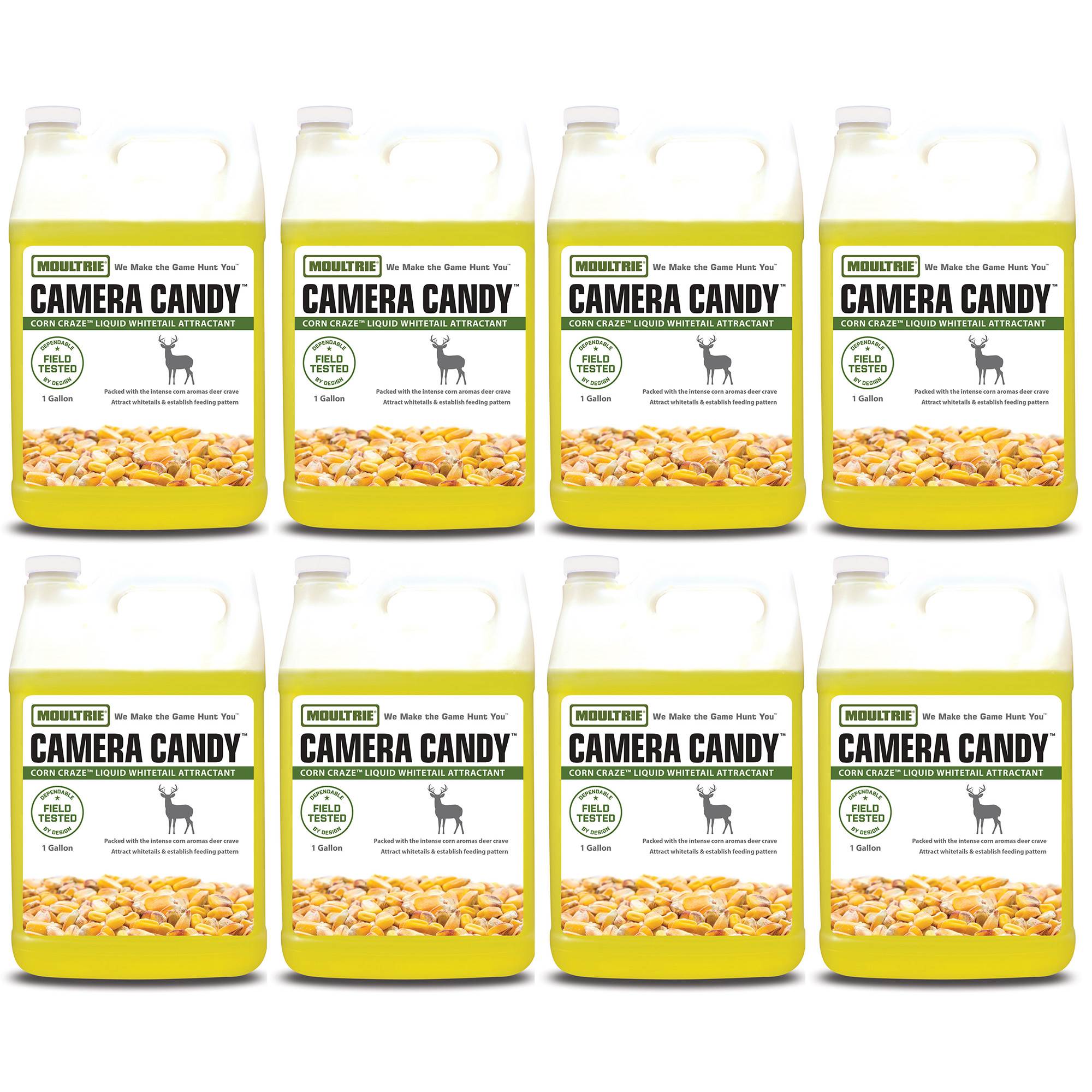 Moultrie Camera Candy Corn Craze Liquid Whitetail Deer Attractant (8 Gallons)