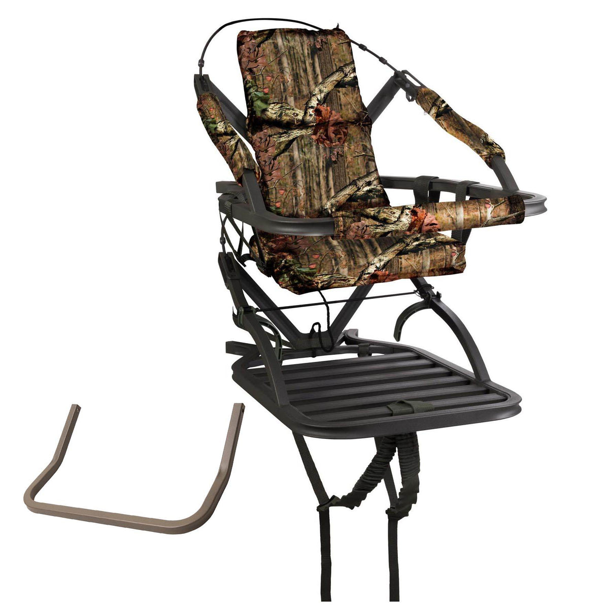 Summit Titan SD Self Climbing Portable Treestand + Treestand Platform Footrest