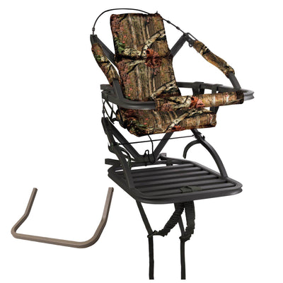 Summit Titan SD Self Climbing Portable Treestand + Treestand Platform Footrest