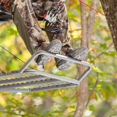 Summit Titan SD Self Climbing Portable Treestand + Treestand Platform Footrest