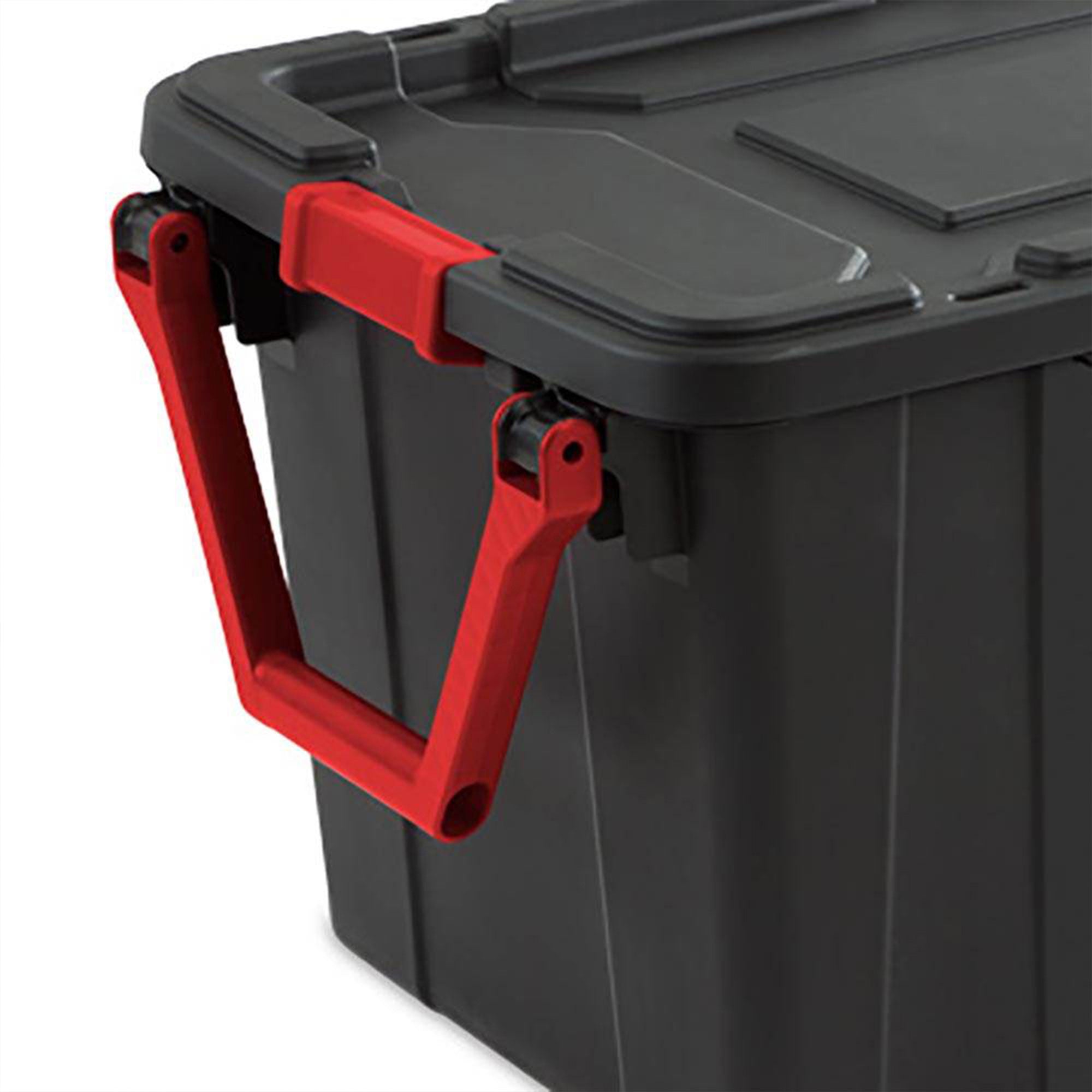 Sterilite Heavy Duty 40 Gallon Wheeled Industrial Storage Tote, Black | 14699002