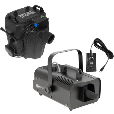 Chauvet Nimbus Dry Ice Fog Machine + American DJ Flurry Snow Machine with Remote - VMInnovations