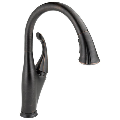 Delta Addison Single Handle Kitchen Faucet, Venetian Bronze (Open Box)