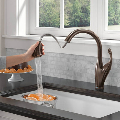 Delta Addison Single Handle Kitchen Faucet, Venetian Bronze (Open Box)