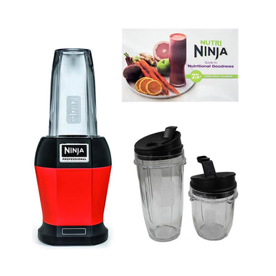 Nutri Ninja Pro 1000 Watt Blender, 2 Cups + Recipe Guide (Certified Refurbished)