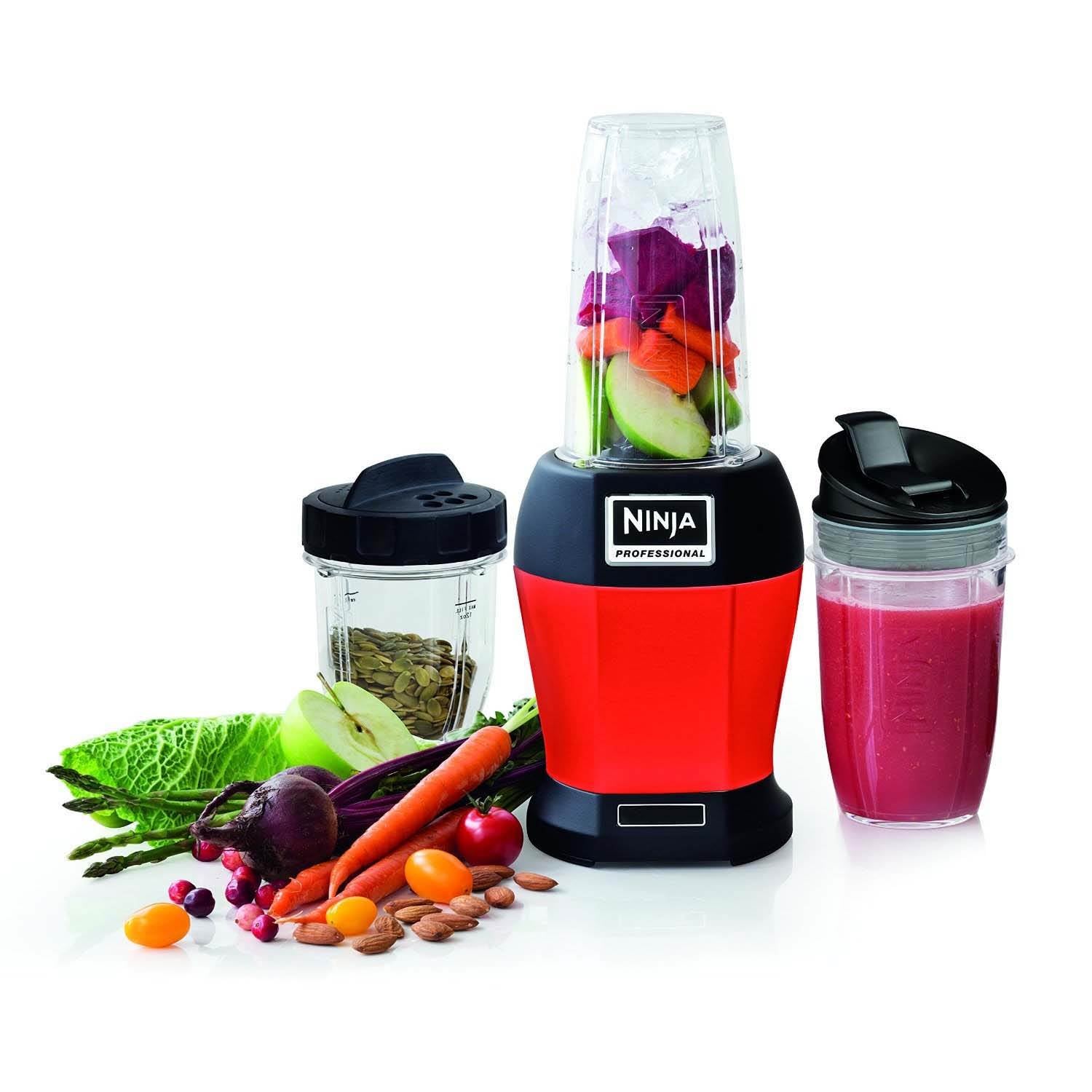 Nutri Ninja Pro 1000 Watt Blender, 2 Cups + Recipe Guide (Certified Refurbished)