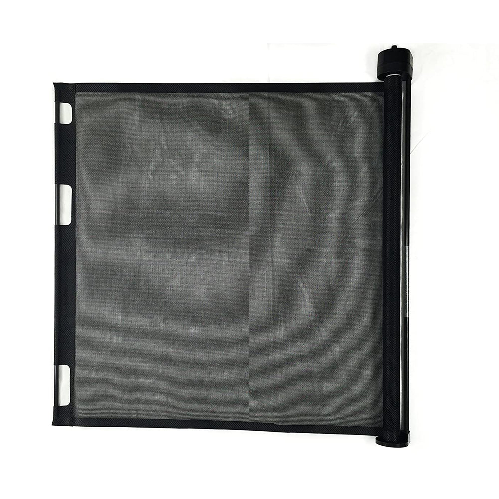 Retract-A-Gate Portable 72 Inch Extending Baby and Pet Home Safety Gate, Black