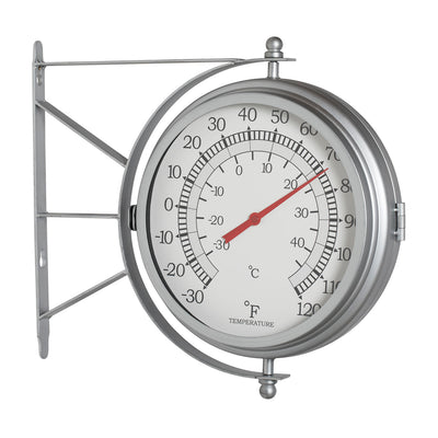 Studio Designs Metro Station 18 Inch Dual Face Clock and Thermometer (Open Box)