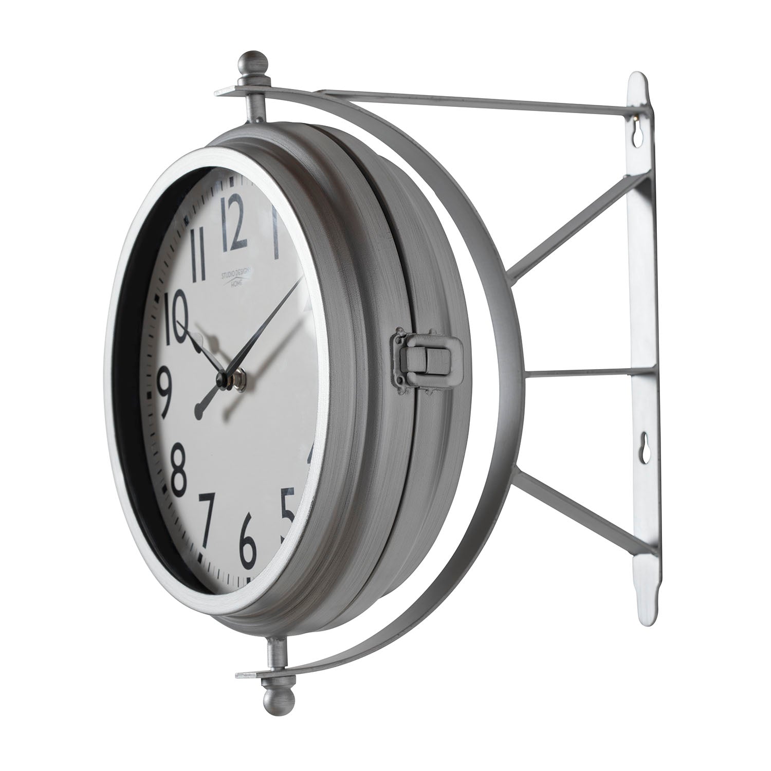 Studio Designs Metro Station 18 Inch Dual Face Clock and Thermometer (Open Box)